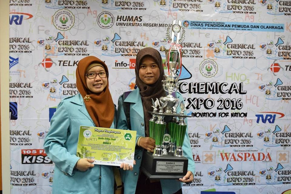 Reva Edra N being runner up winner in Chemical Expo (2016)